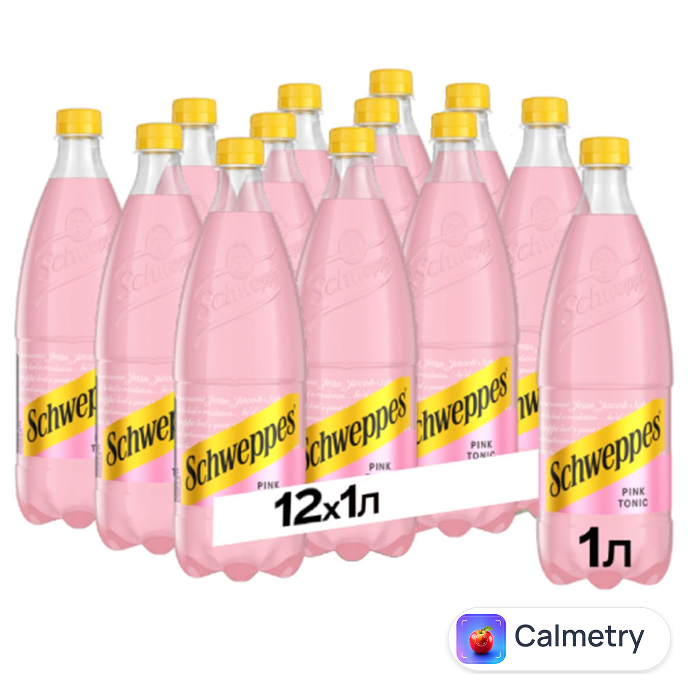 Напій газований Schweppes Pink Tonic 1л 12шт