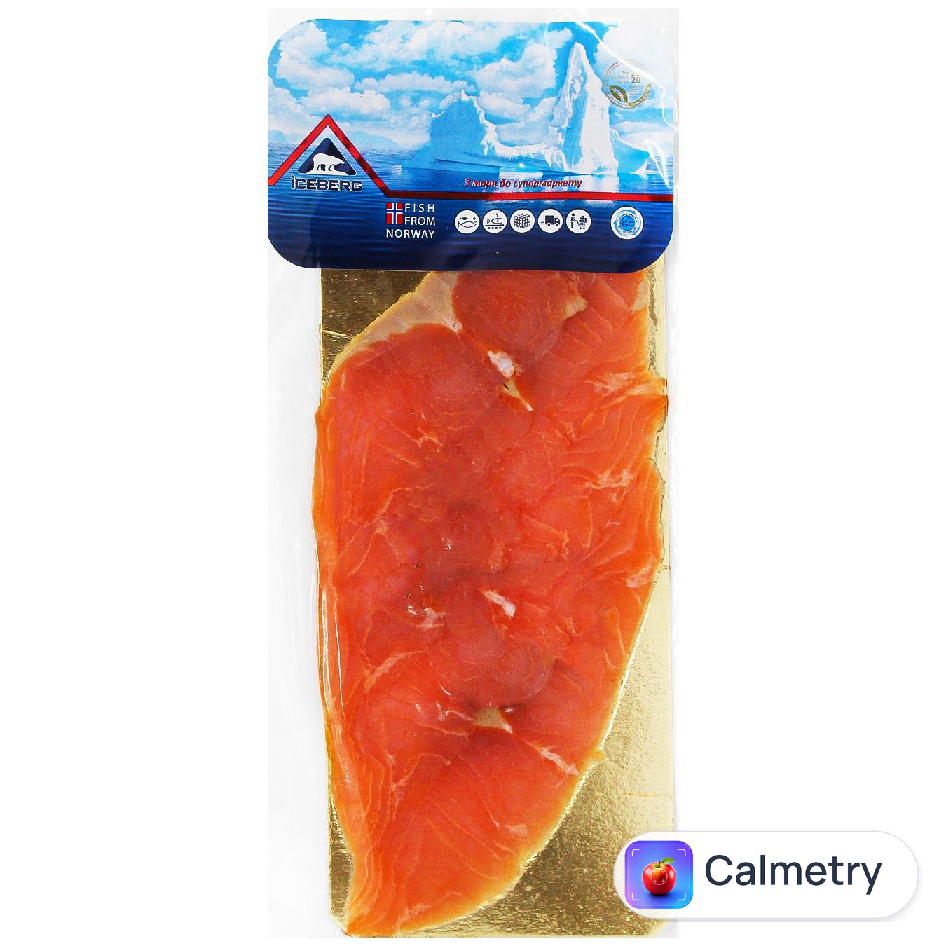 Форель Iceberg філе слабосолона нарізка 100г