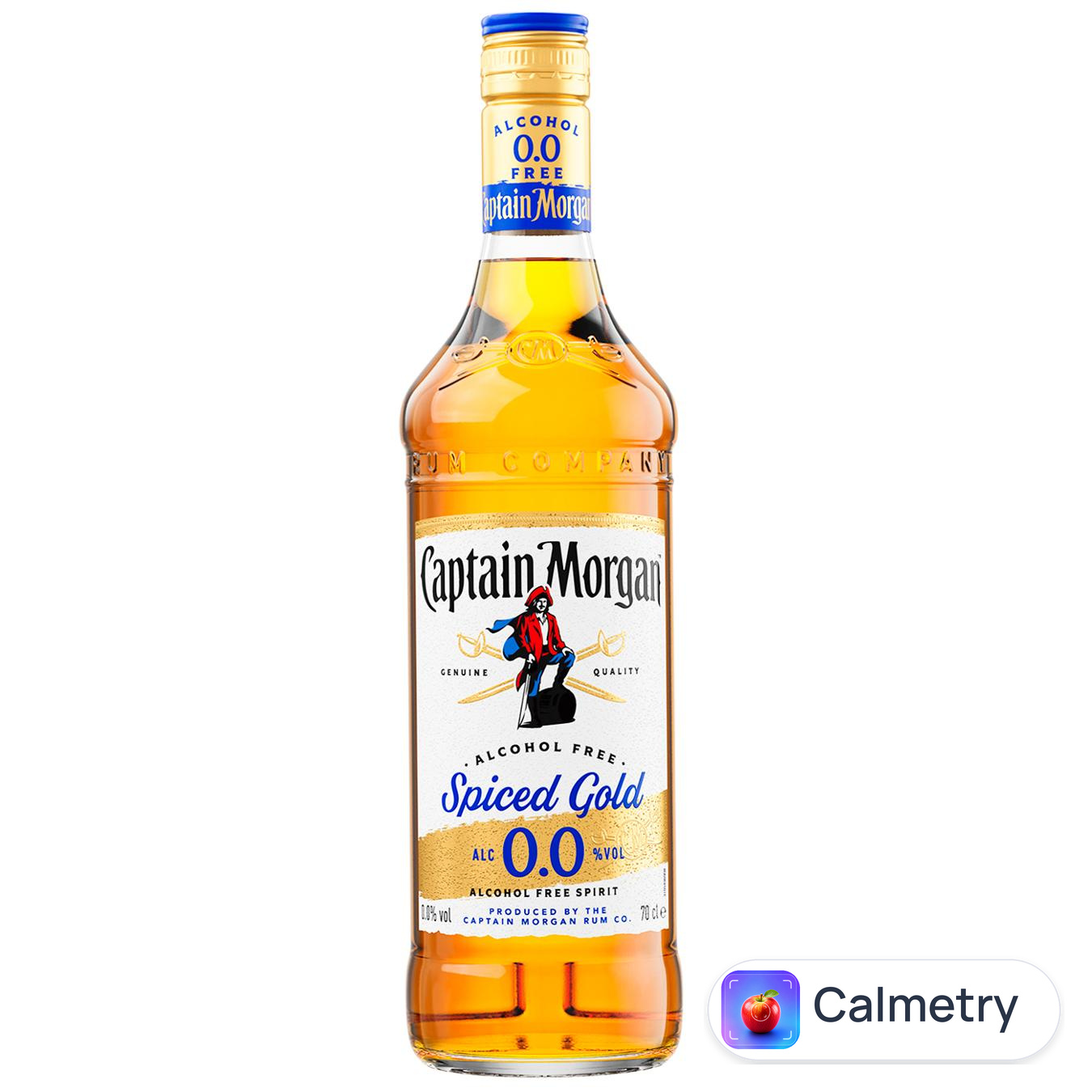 Ромовий напій Captain Morgan Spiced Gold безалкогольний 0,7л — фото продукту