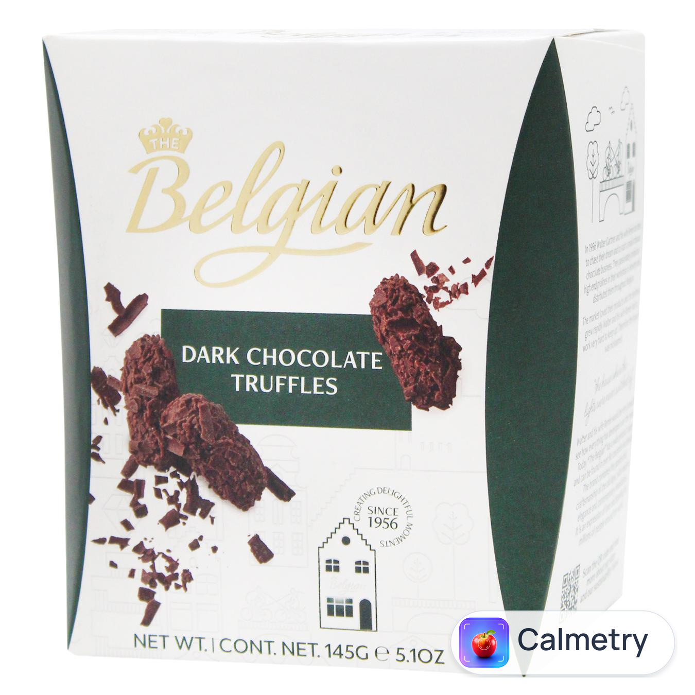 Цукерки Belgian Трюфельні з чорного шоколаду 145г — фото продукту