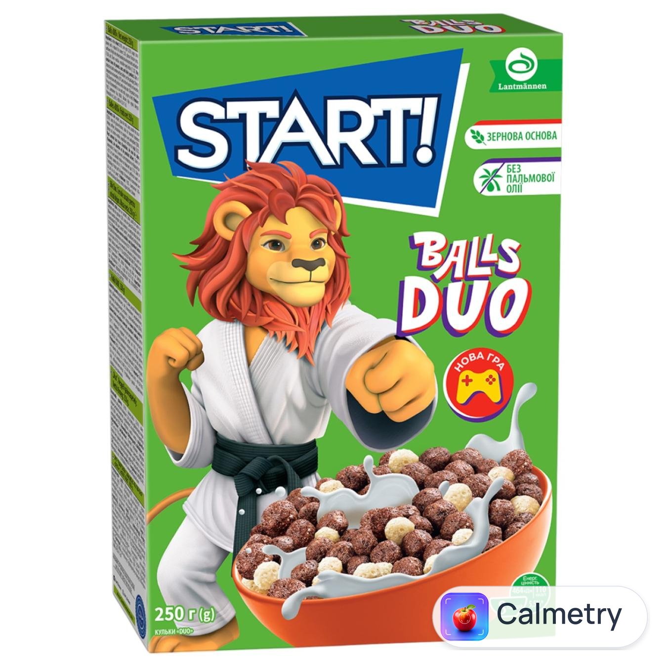 Сніданок сухий Start! Кульки Duo 250г — фото продукту