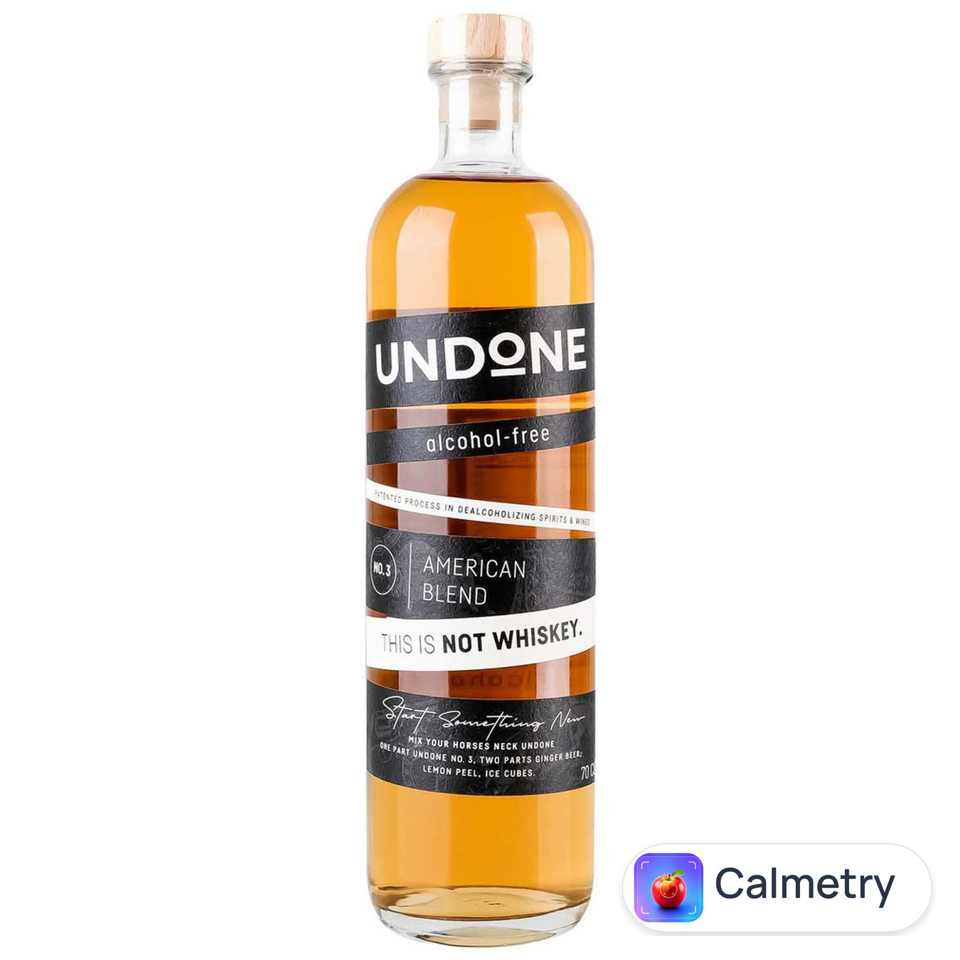 Напій безалкогольний Undone No.3 American Blend Not Whiskey 0,7л — фото продукту