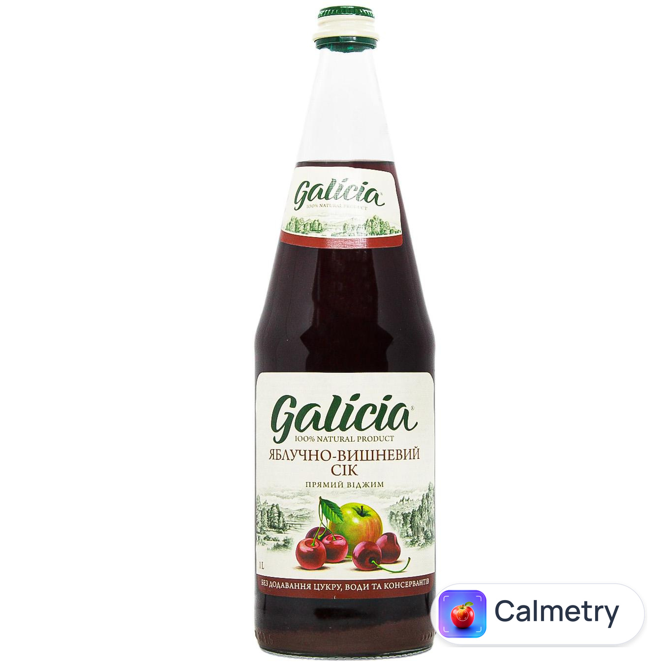 Сік Galicia яблучно-вишневий 1л