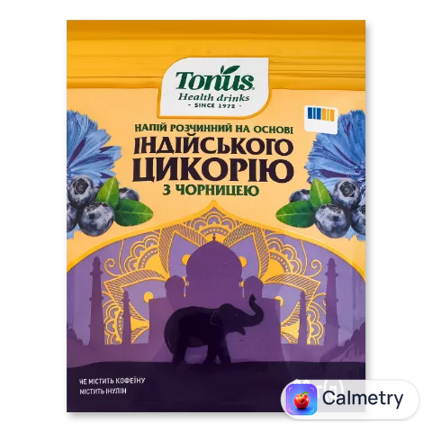 Напій Тонус Індійський цикорій з плодами чорниці