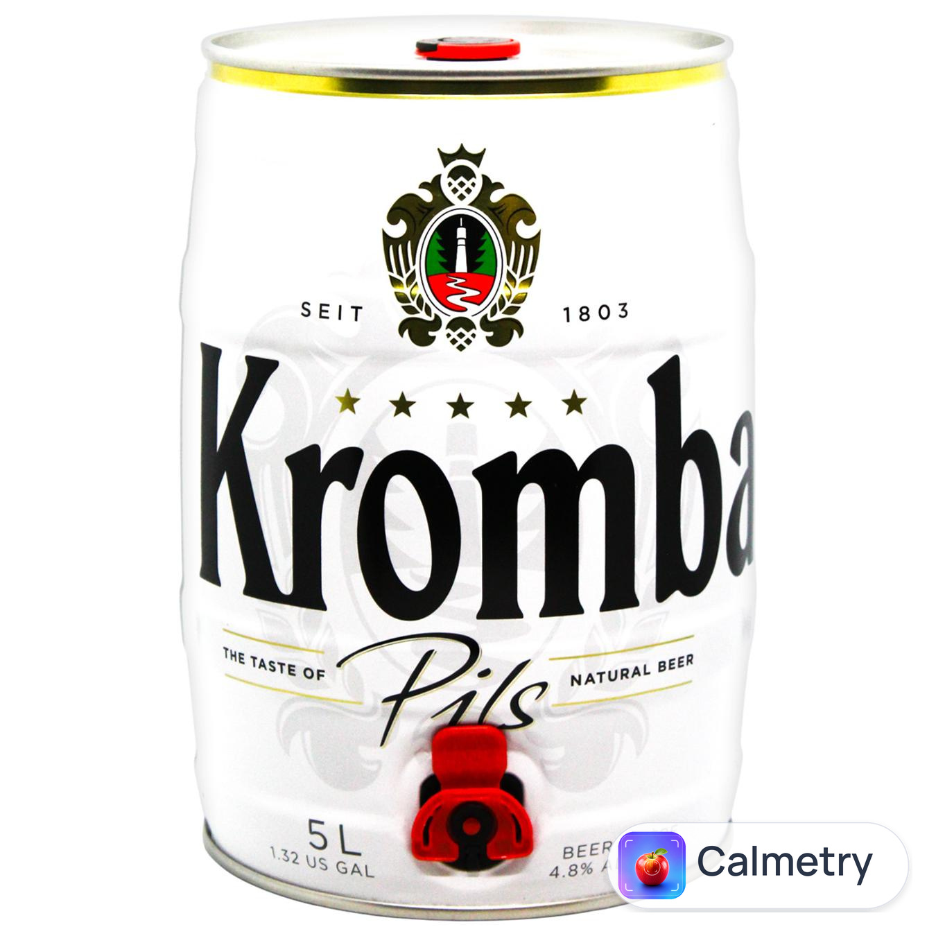 Пиво Krombacher Pils світле 4,8% 5л — фото продукту