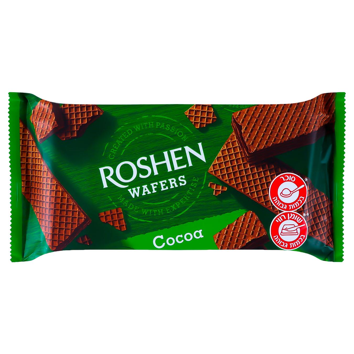 Вафлі Roshen Wafers Choco 216г — фото продукту