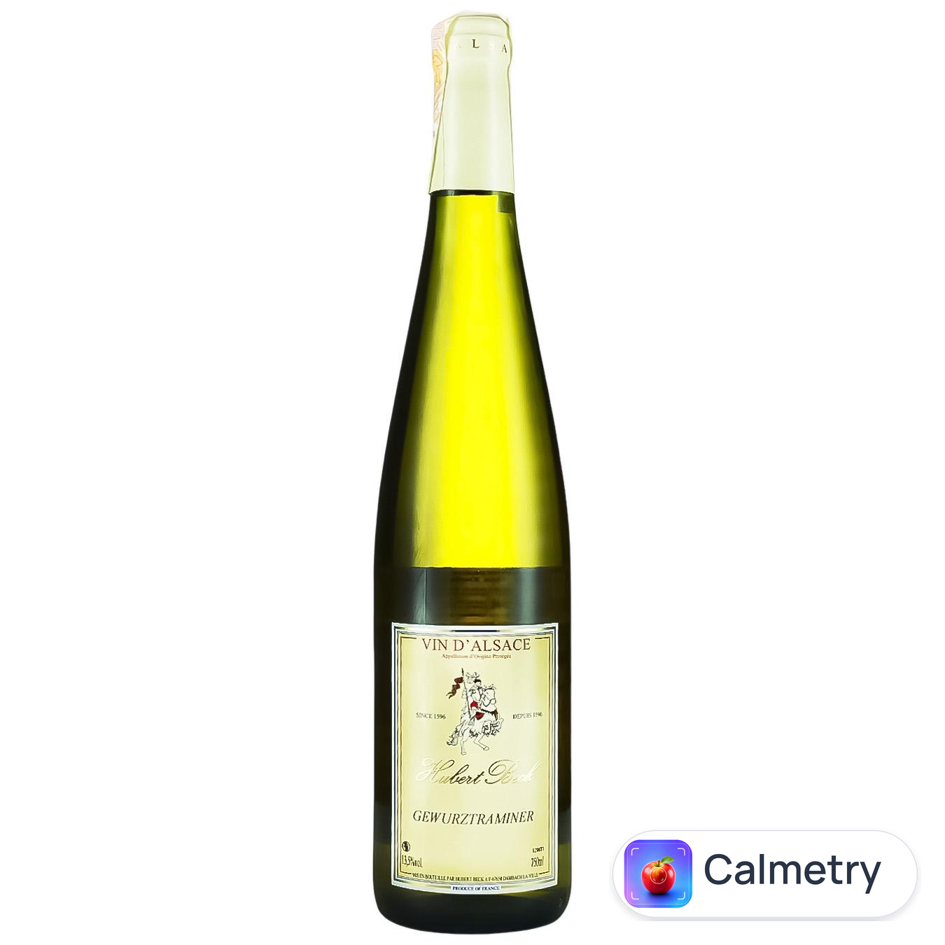 Вино Hubert Beck Gewurztraminer біле напівсухе 14% 0,75л