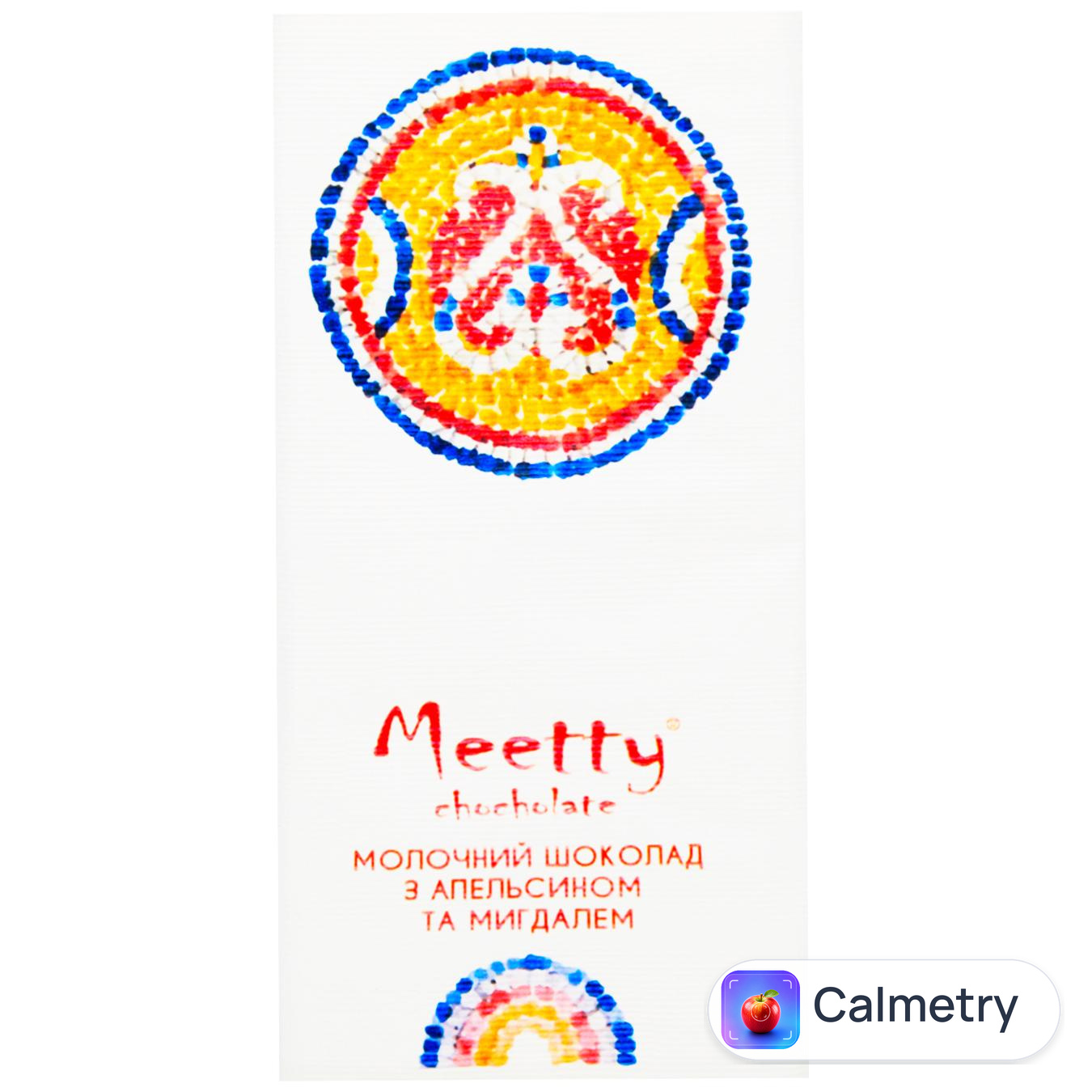 Шоколад молочний Meetty з апельсином та мигдалем 46% 65г