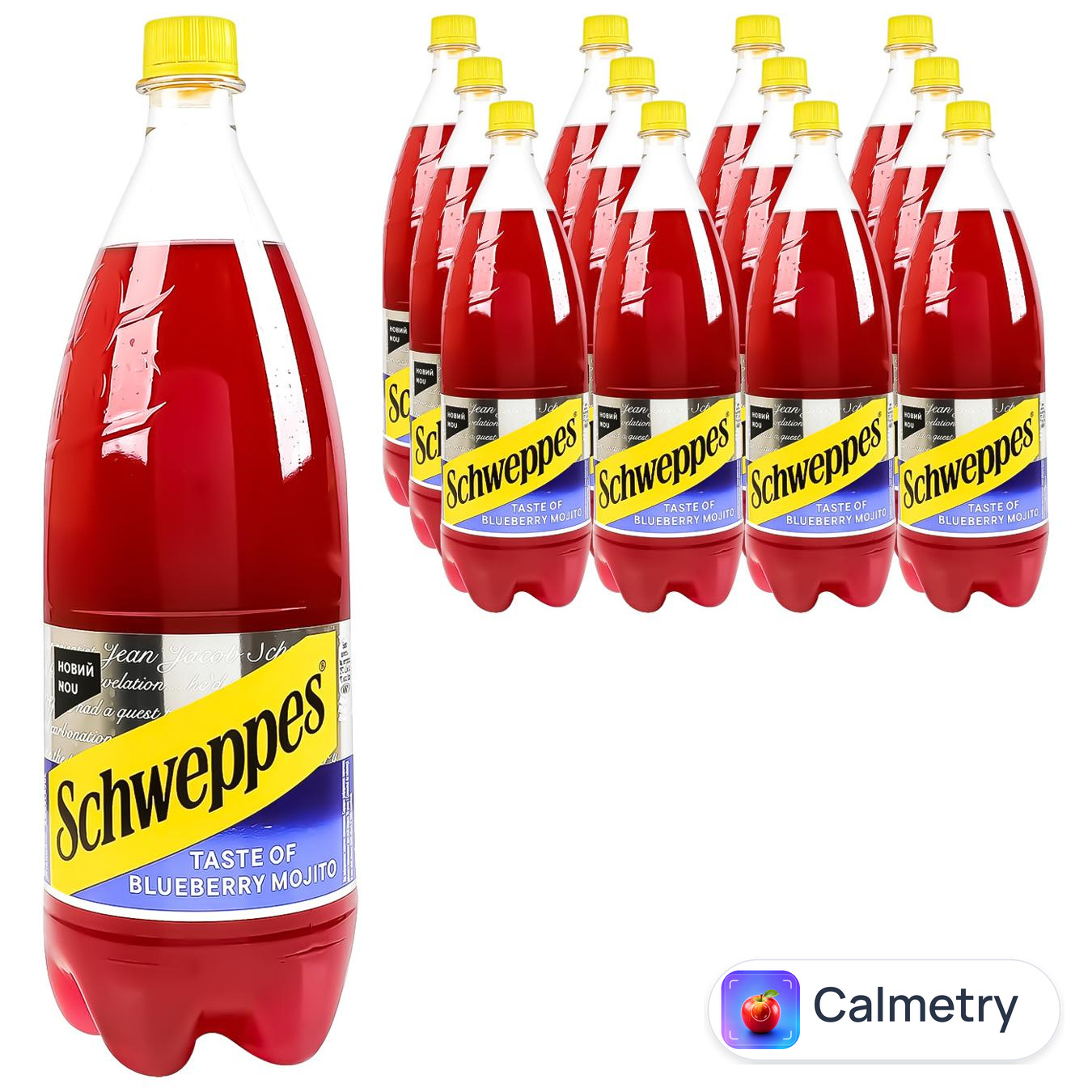 Напій газований Schweppes Blueberry Mojito 1л 12шт