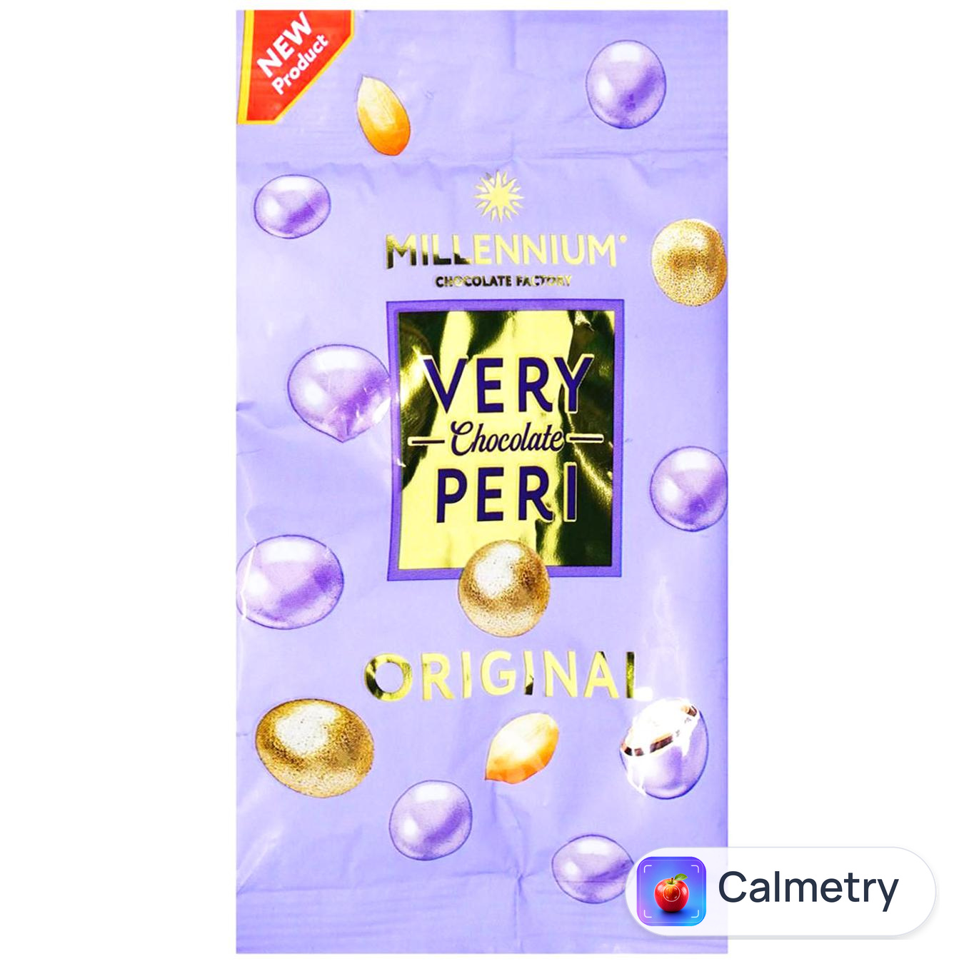 Драже Millennium Very Peri Original арахіс у молочному шоколаді та кольоровій глазурі 50г