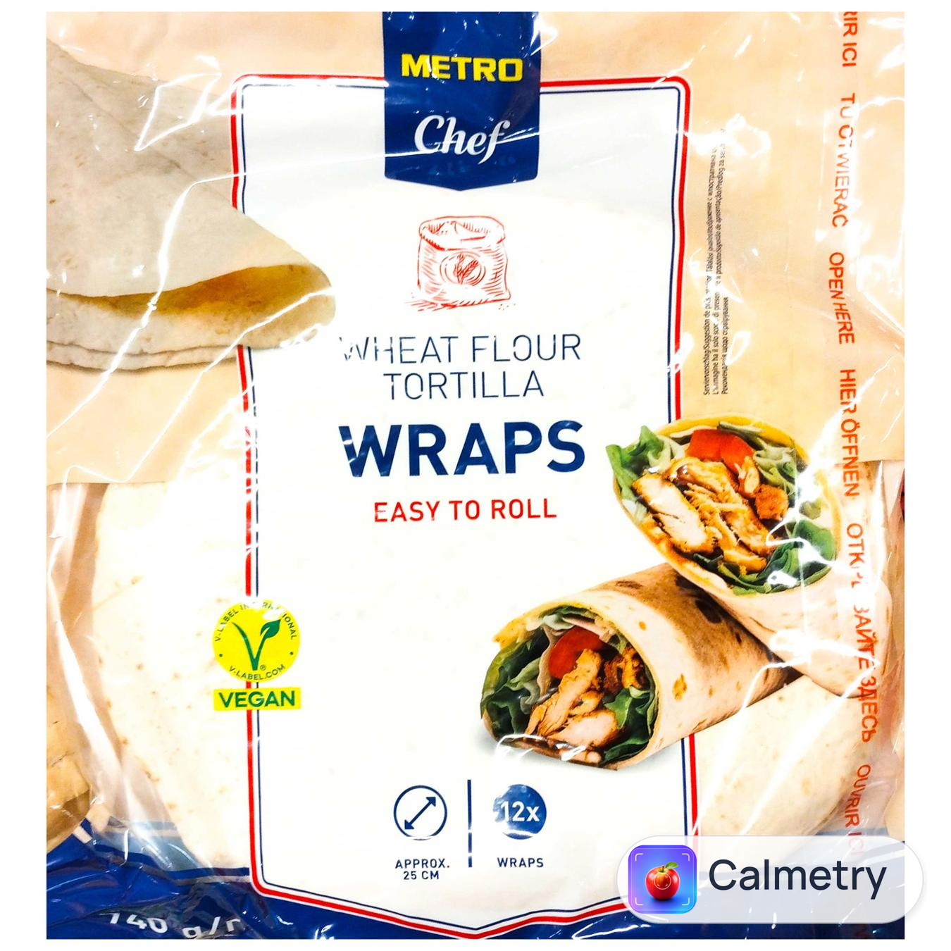 Тортилья Metro Chef пшенична 25см 12шт 740г