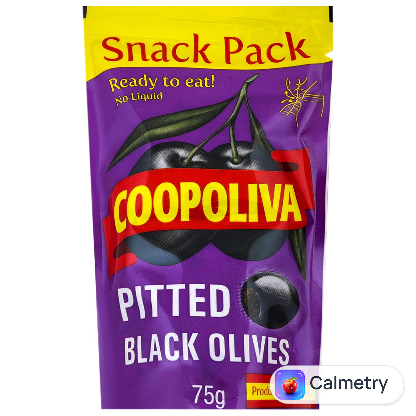 Маслини Coopoliva чорні без кісточки 75г