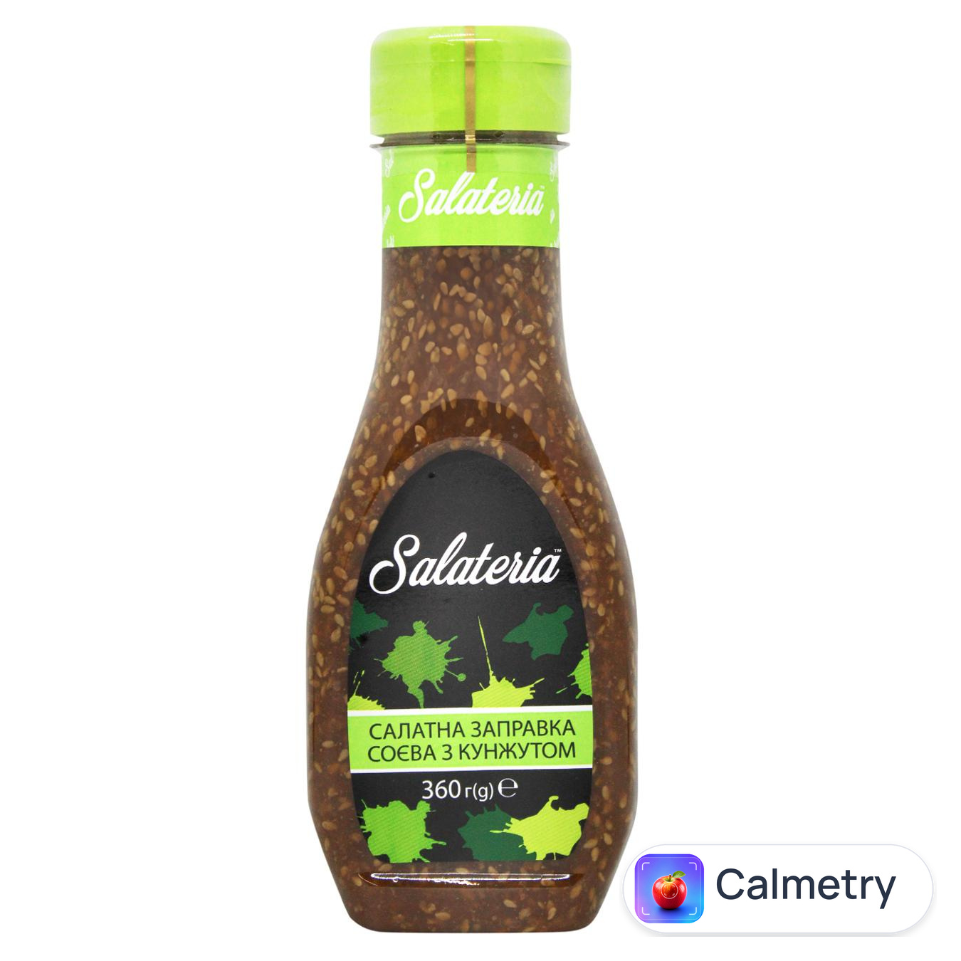 Заправка салатна Salateria соєва з кунжутом 360г — фото продукту