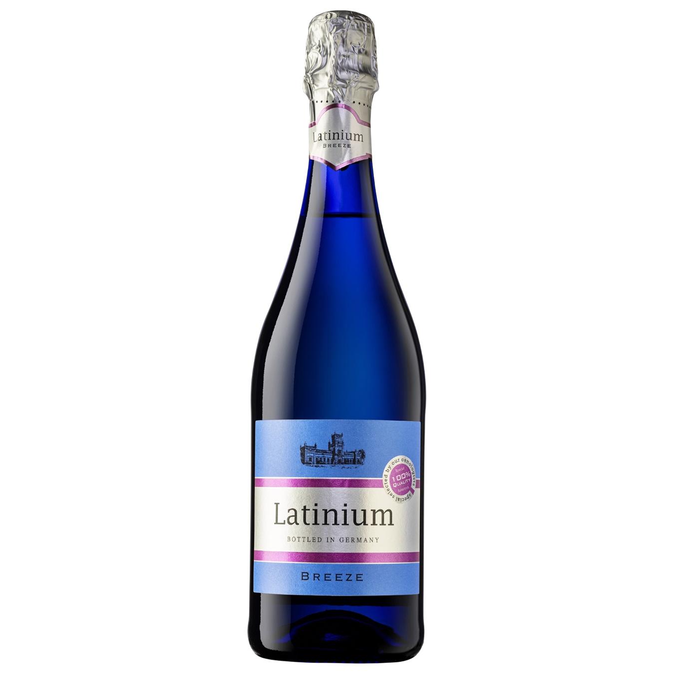 Напій алкогольний Latinium Sparkling Breeze на основі білого вина напівсухий 8,5% 0,75л — фото продукту