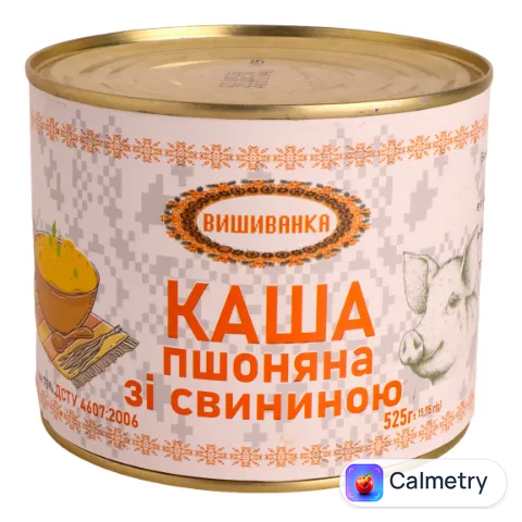 Каша Вишиванка пшоняна зі свининою ДСТУ ж/б