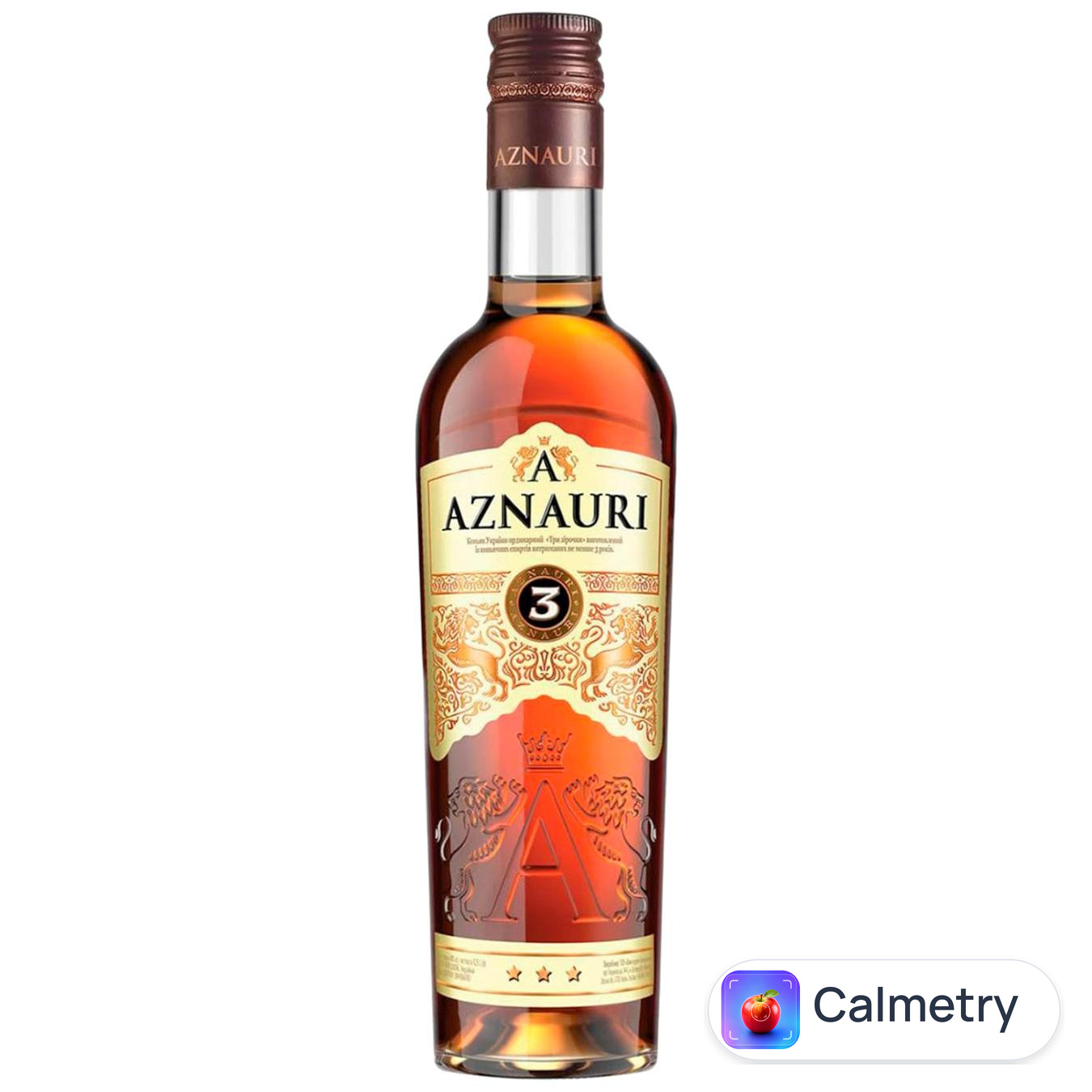 Бренді Aznauri 3 роки 40% 0,5л
