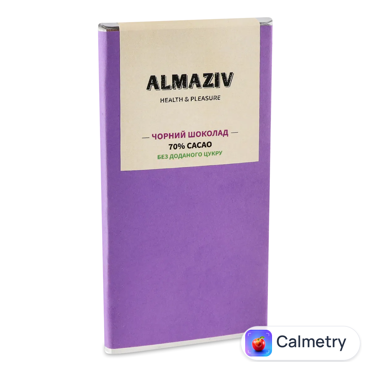 Шоколад чорний Almaziv 70% без додавання цукру 80г