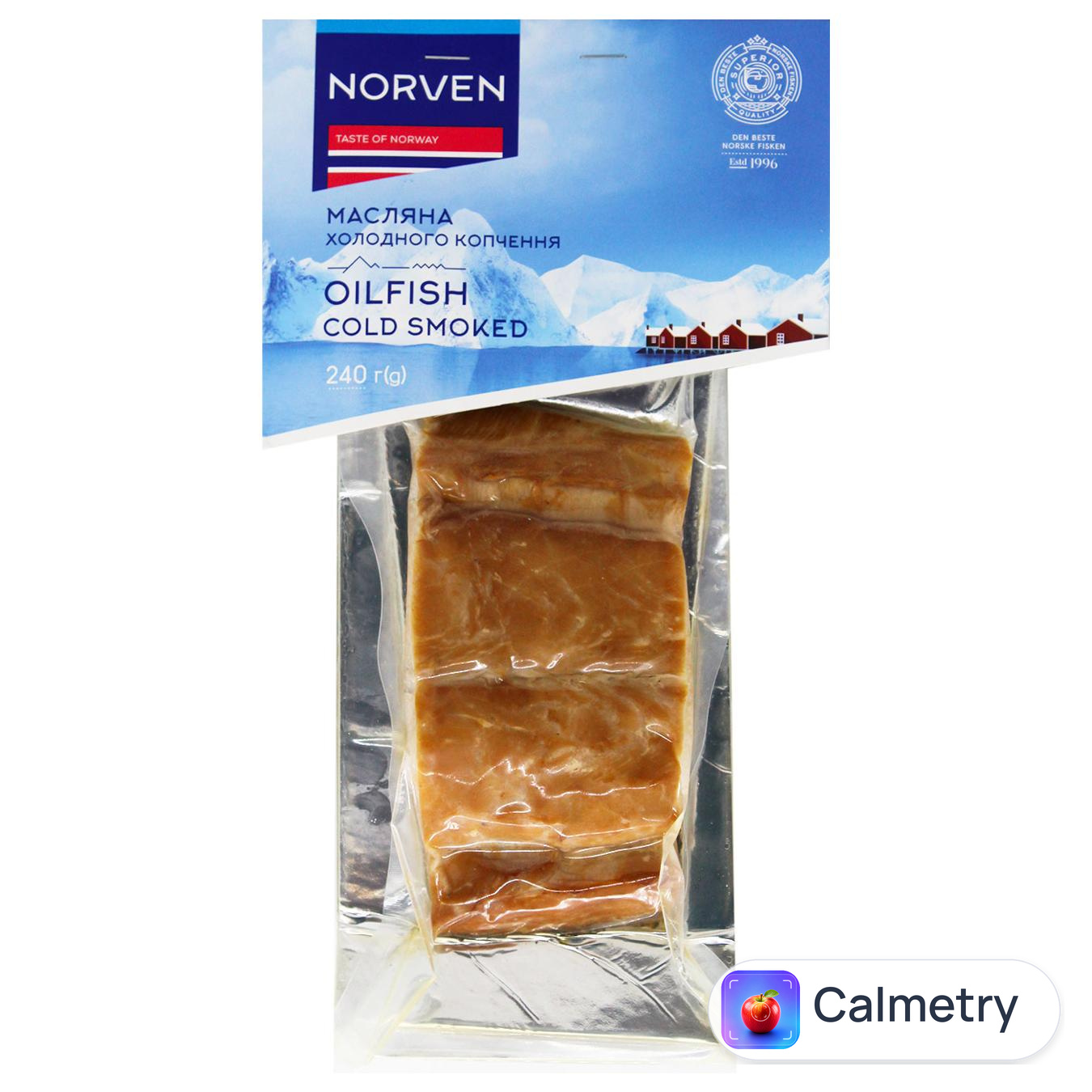 Масляна Norven філе-шматок холодного копчення 240г