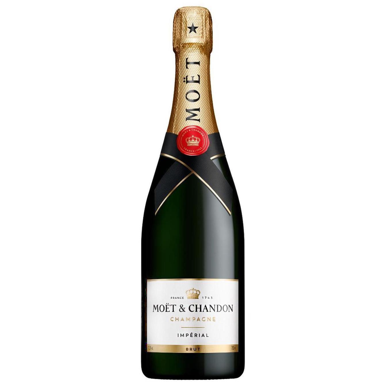 Шампанське Moёt&Chandon Imperial біле брют 12,5% 0,75л — фото продукту