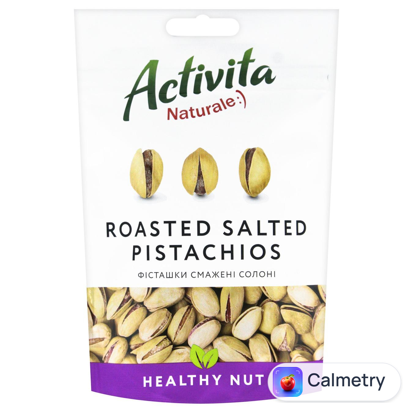 Фісташки Activita Healthy Nut смажені солоні 100г