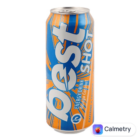 Напій енергетичний Best Shot Mango Coconut безалкогольний з/б, 0,5л