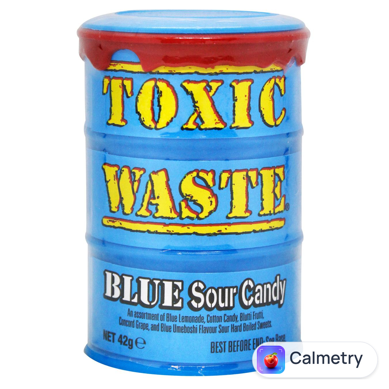 Цукерки Toxic Waste Синя бочка 42г — фото продукту