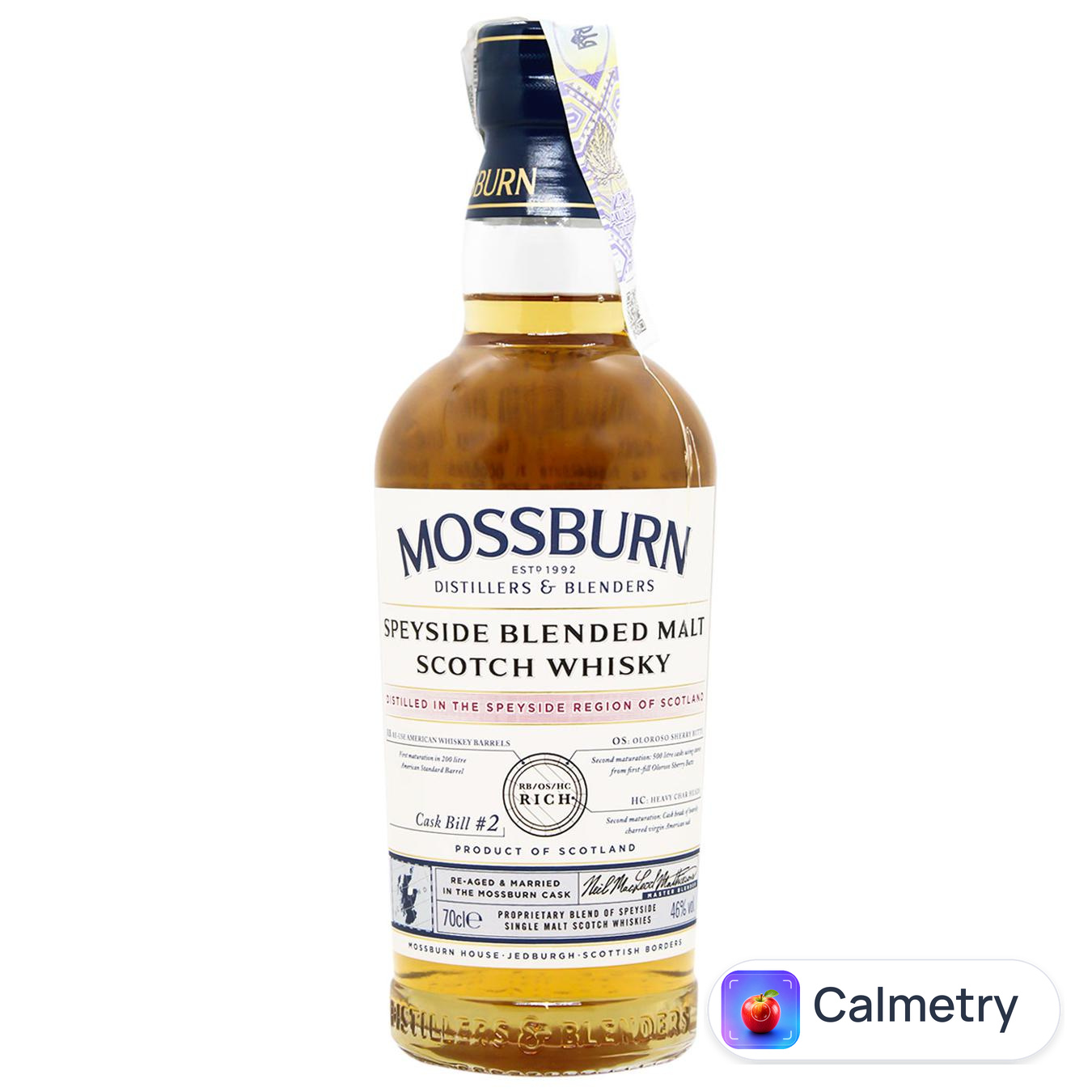 Віскі Mossburn Speyside 46.3% 0.7л