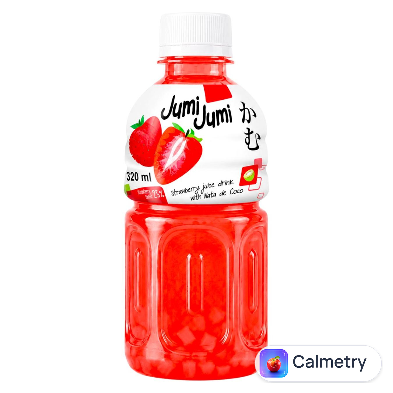 Напій Jumi Jumi зі смаком полуниці та шматочками кокосового желе 0,32л