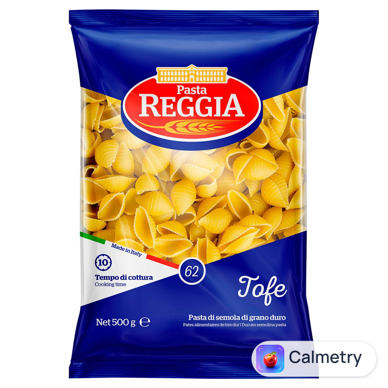 Макаронні вироби Pasta Reggia Tofe №62 500г — фото продукту