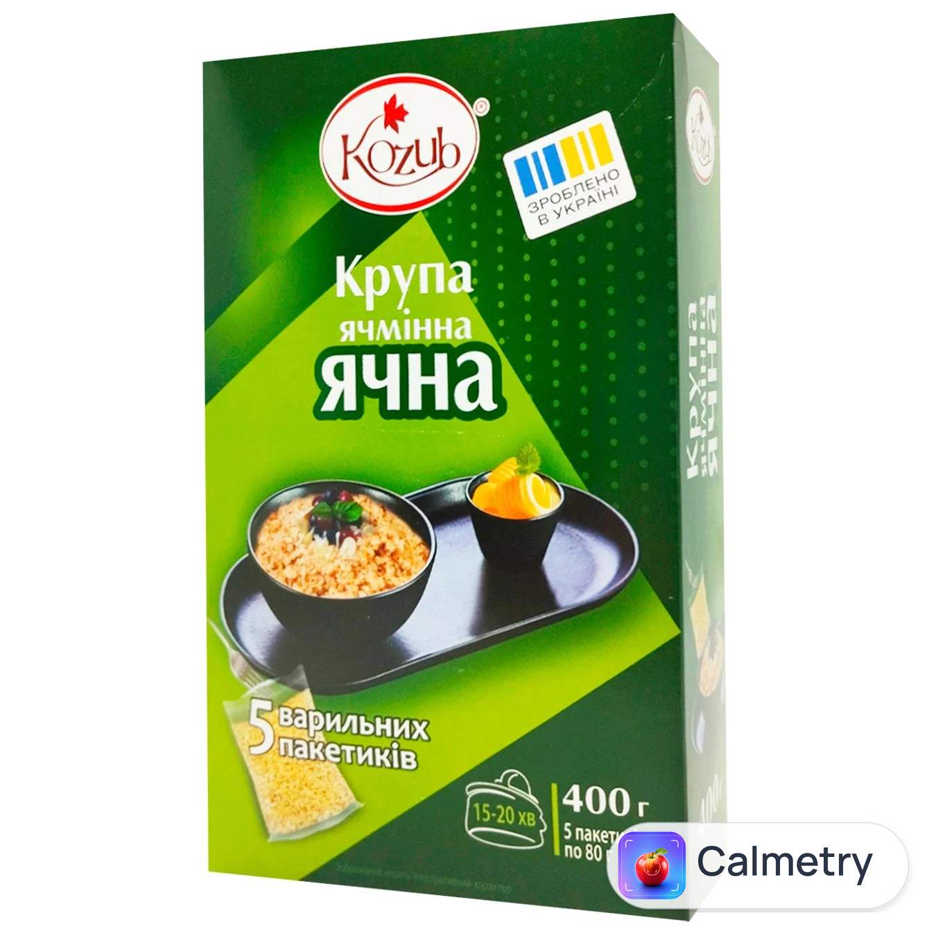 Крупа ячна Козуб 80г 5шт