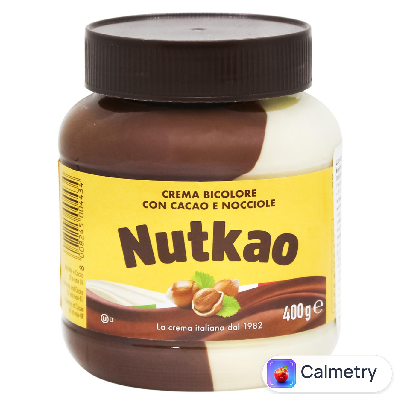 Паста горіхово-шоколадна Nutkao Duo 400г — фото продукту
