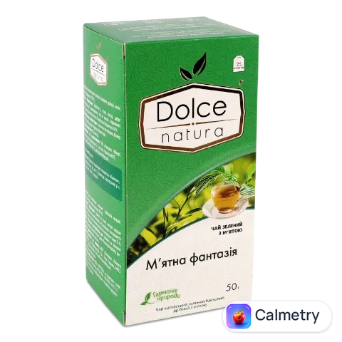 Чай Dolce Natura М'ятна фантазія цейлонський
