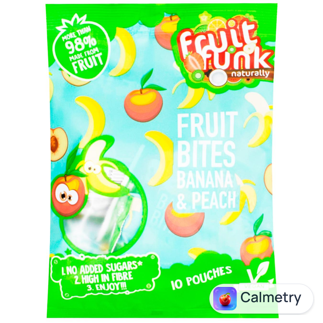 Снек Fruit Funk фруктовий з бананом та персиком 100г