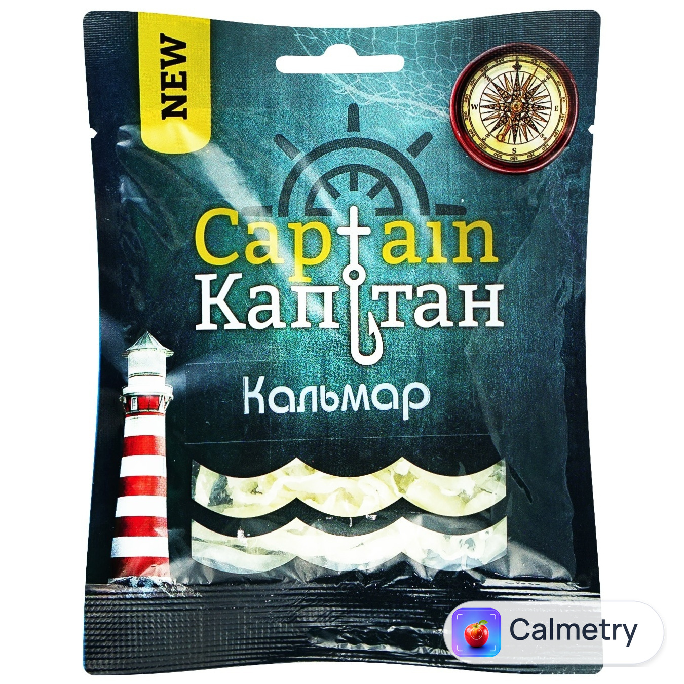 Кальмар Капітан сушений шинкований 30г Captain