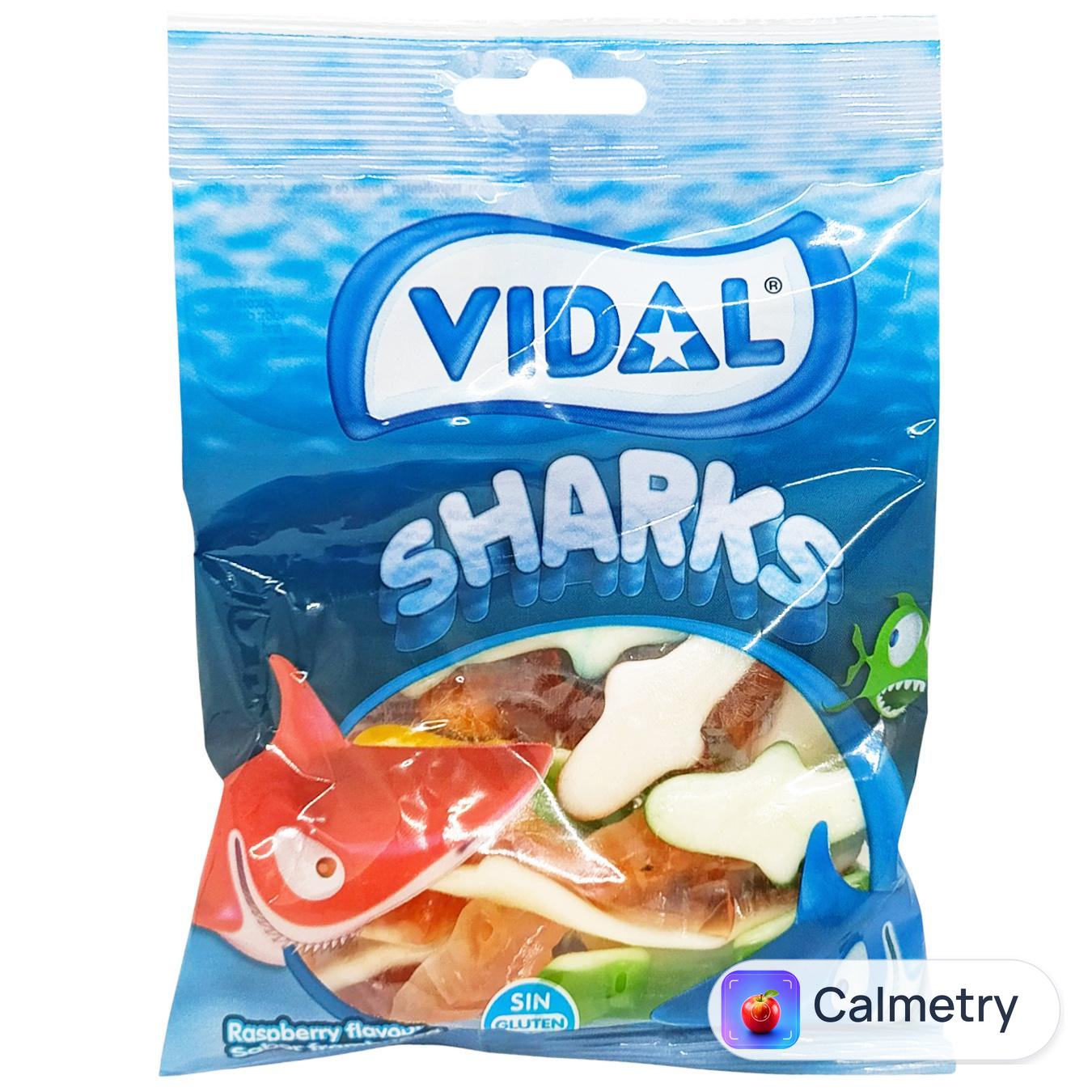 Цукерки Vidal Акули желейні 90г