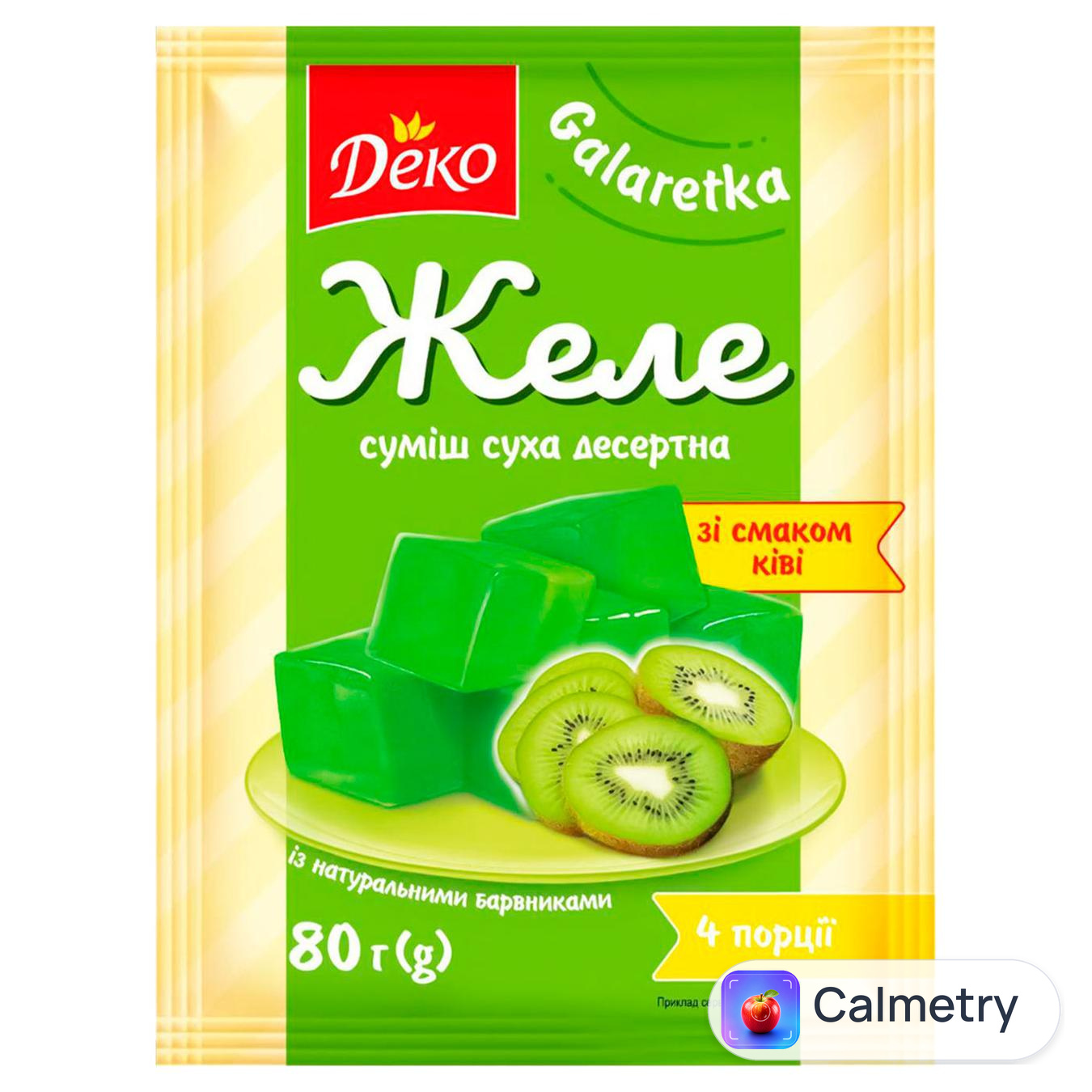Желе Деко ківі 80г
