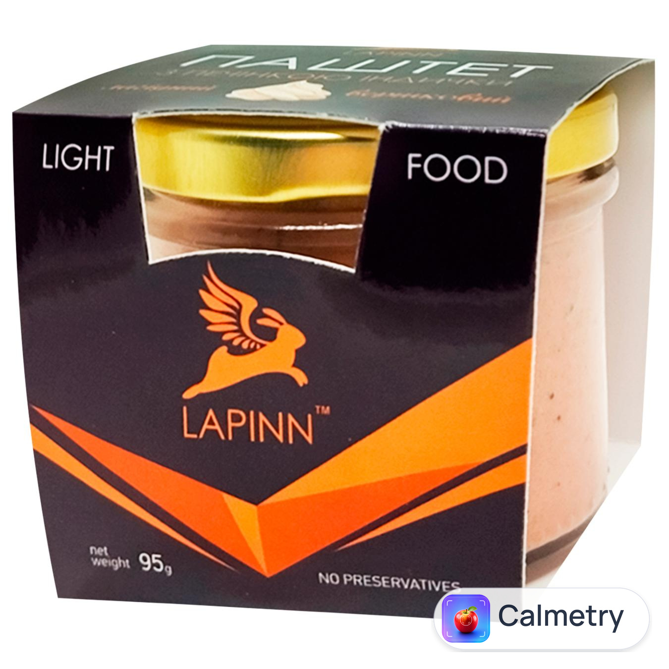 Паштет Lapinn Вершковий з печінки індички 95г