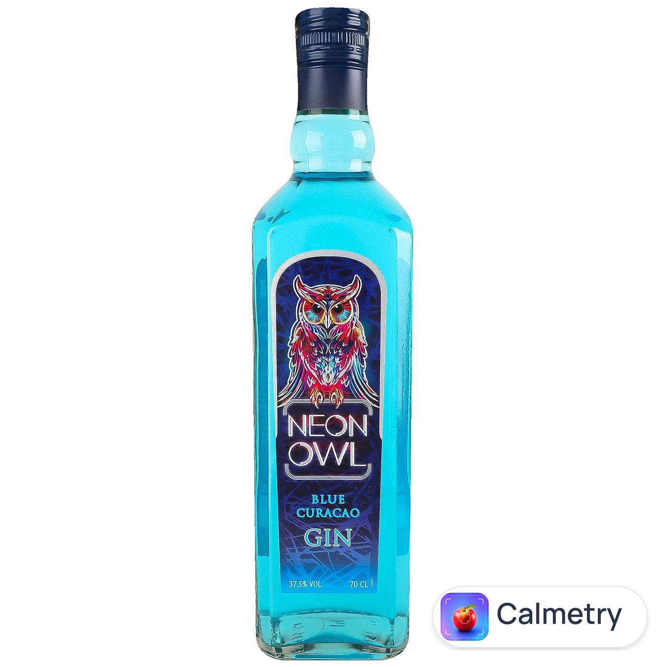 Джин Neon Owl Blue Curacao 37,5% 0,7л