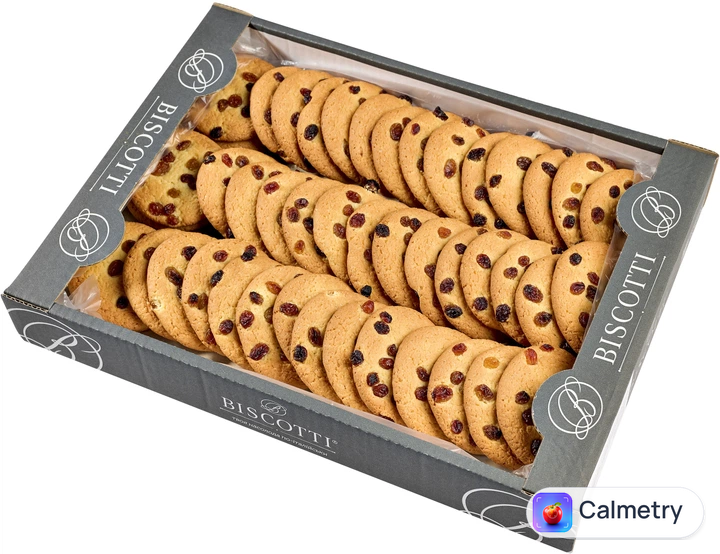 Печиво BISCOTTI Американське з родзинками 1.3 кг