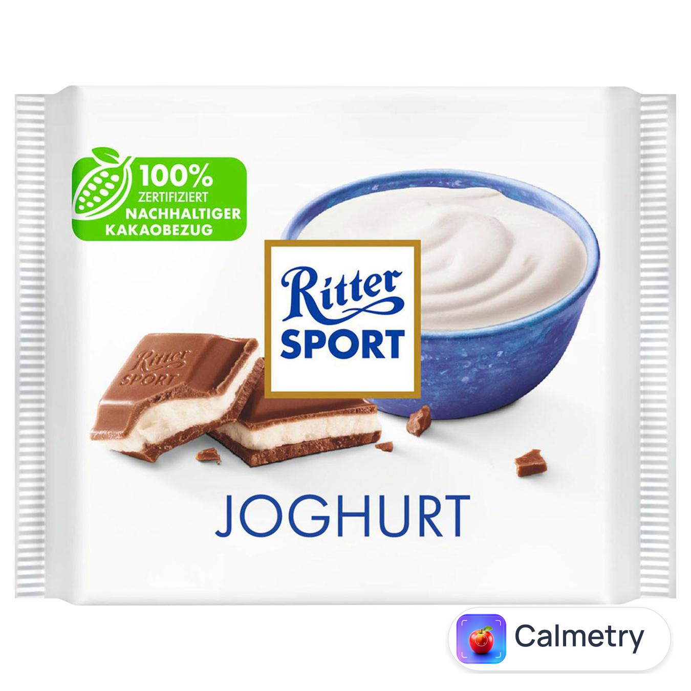 Шоколад молочний Ritter Sport з йогуртом 100г