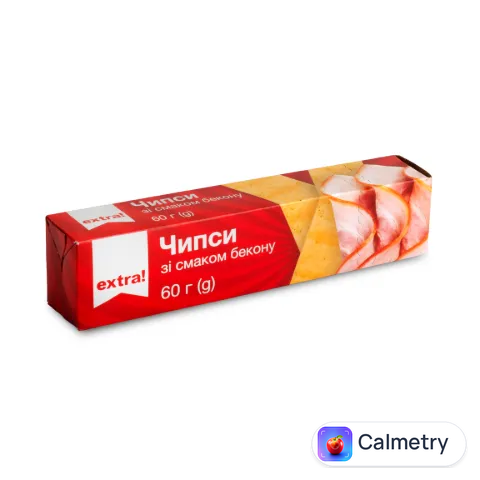 Чипси Extra! зі смаком бекону