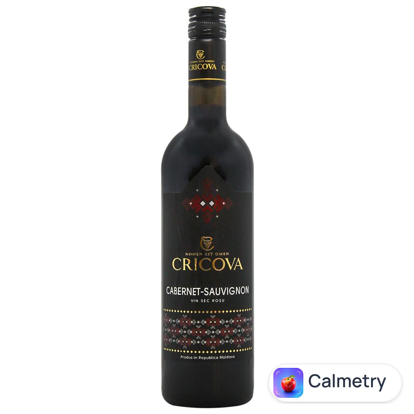 Вино Cricova Каберне Національне червоне сухе 12,5% 0,75л