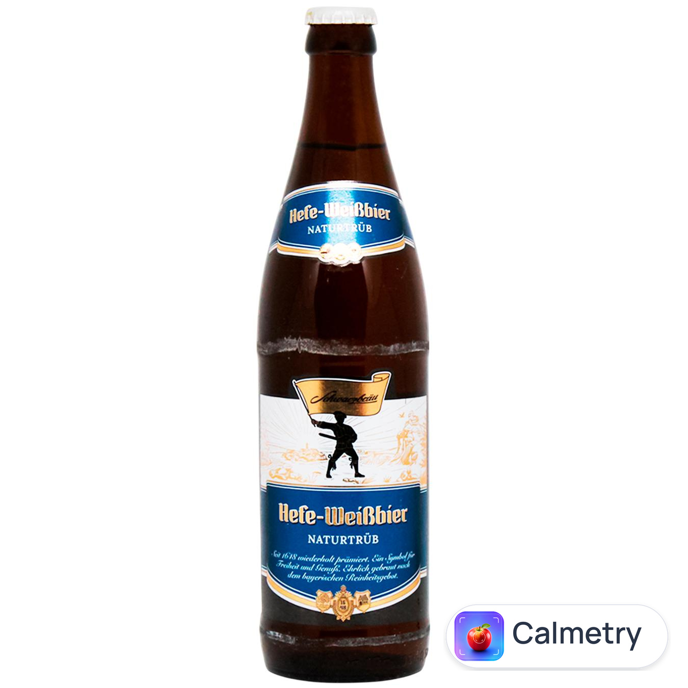 Пиво Schwarzbrau Hefe-Weissbier Naturtrub світле нефільтроване 5,4% 0,5л