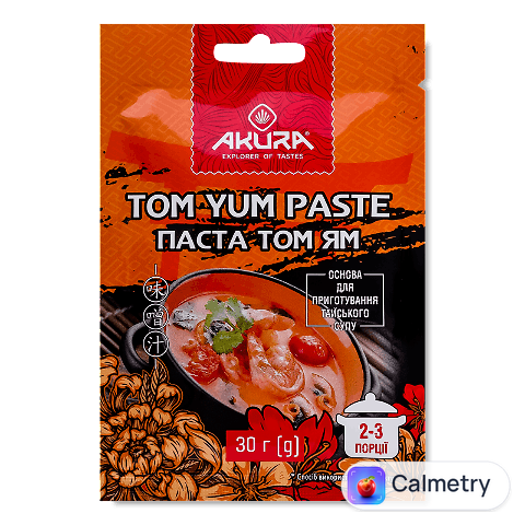 Паста Akura Том Ям, 30г