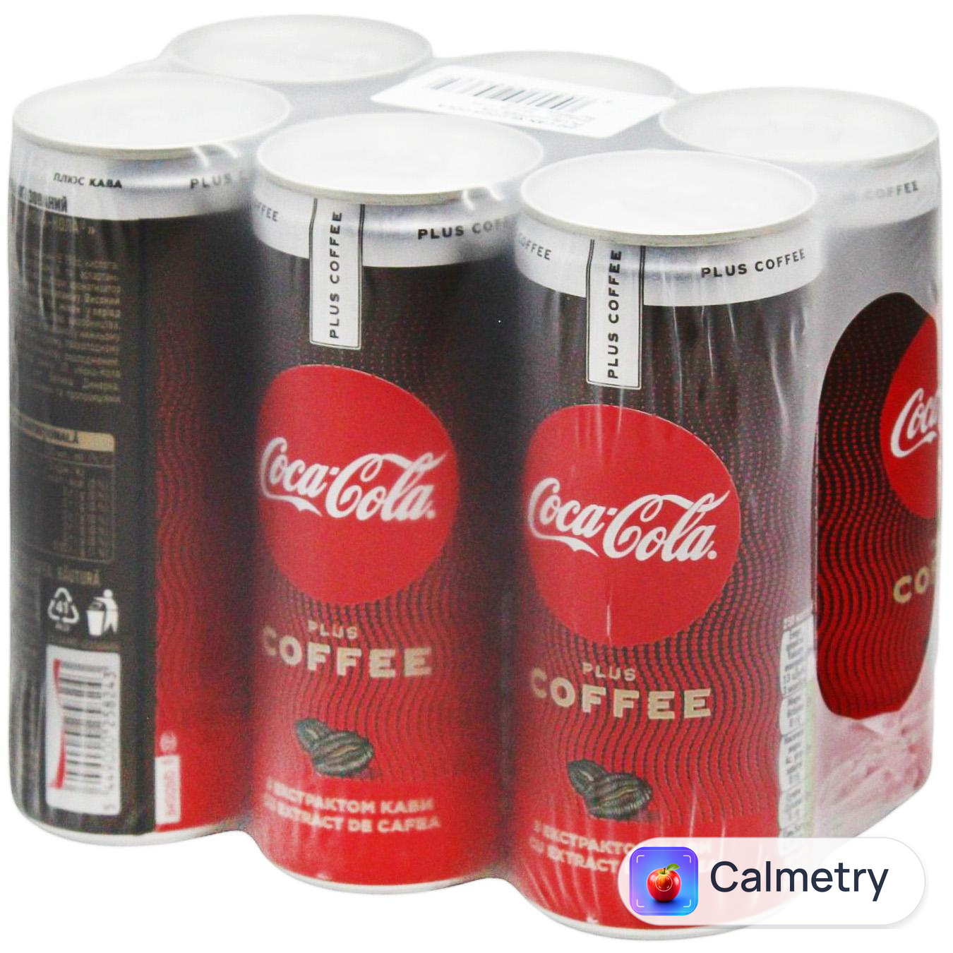 Напій газований CocaCola Plus Coffee 250мл 6шт