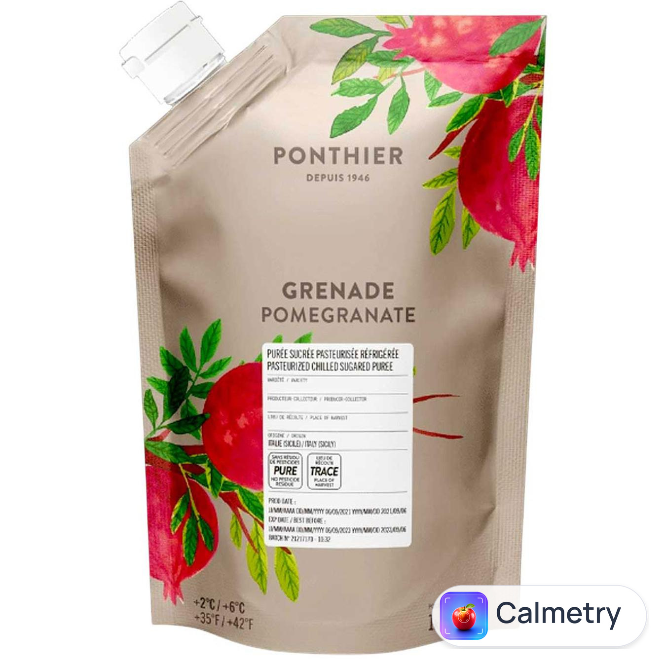 Пюре Ponthier Гранат 1кг