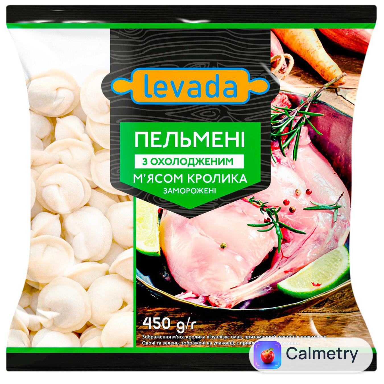 Пельмені Левада з м'ясом кролика 450г