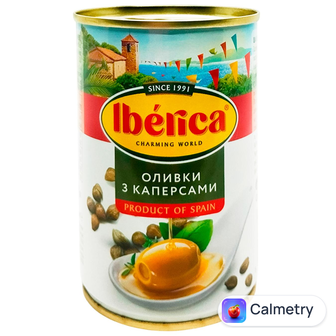 Оливки Iberica з каперсами 300г