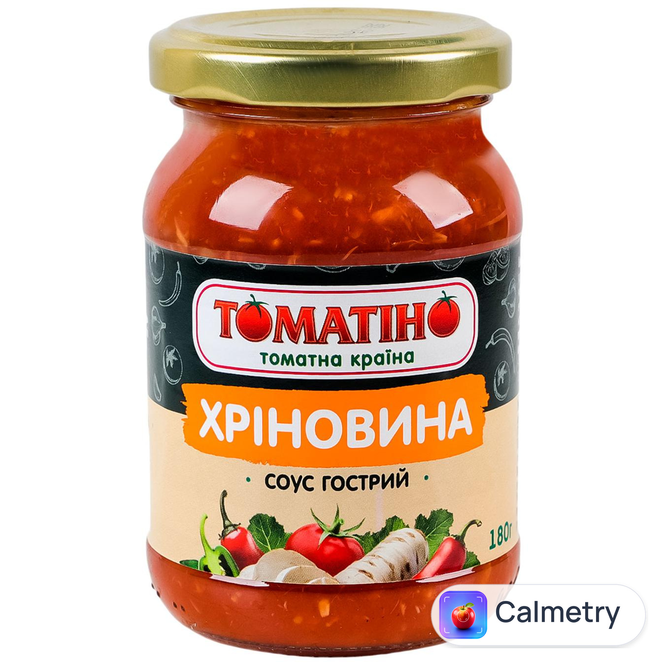 Хрін Томатіно Хріновина з томатами та часником 180г