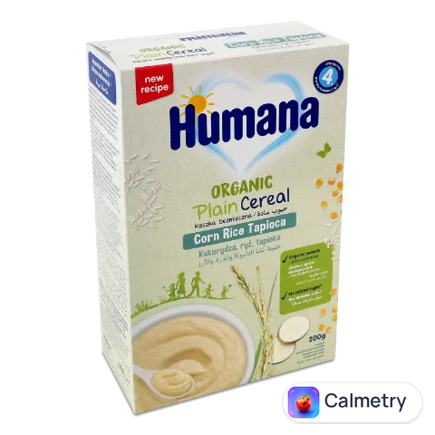 Каша кукурдзяно-рисова Humana безмолочна з тапіокою органічна